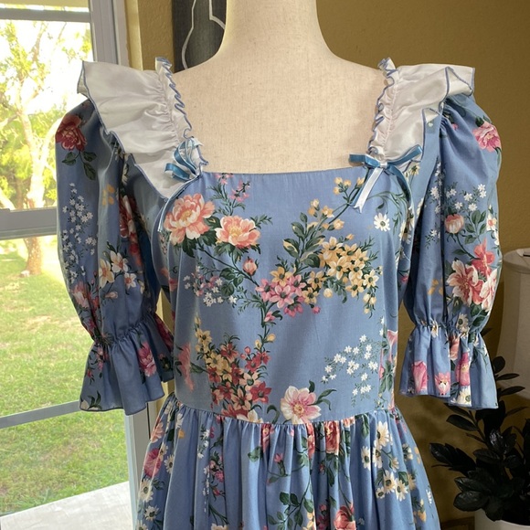 Call it Fancy Cottagecore Prairiecore Floral Vintage Dress - Picture 2 of 8